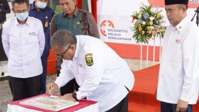 Peresmian Gedung UTD PMI, Bupati Sukabumi : Kinerja PMI Bisa Lebih Baik Kedepannya.