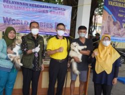 Vaksinasi Rabies Gratis, Dinas Peternakan Kab. Sukabumi Siapkan 300 Dosis