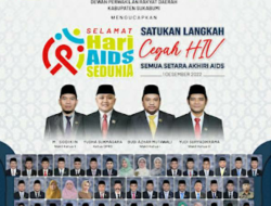 DPRD Kabupaten Sukabumi mengucapkan Selamat Hari AIDS Sedunia, Satukan Langkah Cegah HIV, Semua Setara Akhiri Aids
