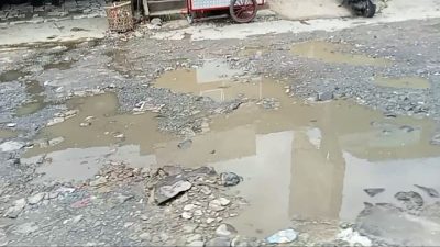 Sepertinya Tak Serius Perbaiki Jalan Nasional Sukabumi. Tambal Rusak Lagi