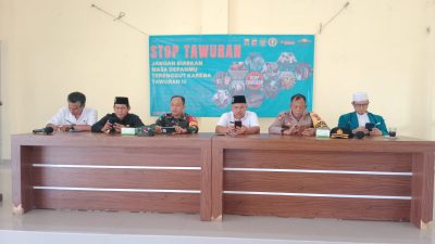 Tangkal Tawuran Pelajar, Polsek Cicurug, Bentuk Satgas Antisipasi, Libatkan Forkopimcam