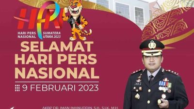 Kapolres Bogor Beserta Staf dan Jajaran Mengucapkan Selamat, “Hari Pers Nasional, 9 Februari 2023,”