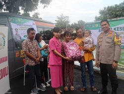 Polres Sukabumi Bantu Dua Batita Untuk Proses Operasi Bibir Sumbing