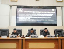 DPRD Kab.Sukabumi Gelar Rapat Paripurna Ke 4,  Perubahan Alat Kelengkapan dan Tanggapan Fraksi