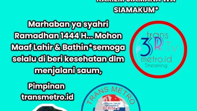 TRANSMETRO.ID MENGUCAPKAN TAQABALALLAH MINNA WA MINKUM TAQABALALLAH YA KARIEM SIAMANA WA SIAMAKUM*