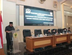 Paripurna DPRD, Bupati Sukabumi Sampaikan Pendapat Akhir Bupati Atas Dua Raperda