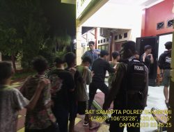 Polres Sukabumi Amankan Belasan Remaja Diduga Akan Perang Sarung.