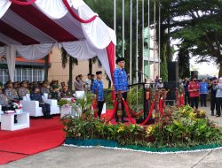 Gelar Apel Gabungan, Iwan Setiawan Pastikan Pengamanan Idul Fitri 1444 H Berjalan Dengan Baik