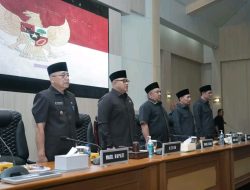 Wabup Hadiri Rapat Paripurna DPRD Dalam Rangka Penyampaian Laporan Masa Sidang ke1 Tahun
