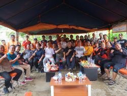 Achmad Fahmi Didampingi Dida Sembada Berikan Semangat Kepada Petugas BPBD Dan Relawan Dalam Menghadapi Bencana