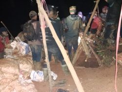 Kapolsek Ciemas Polres Sukabumi Iptu Azhar Sunandar Lakukan penertiban Tambang Emas Liar