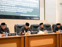 Wabup Sampaikan Pendapat Bupati Atas Raperda Perlindungan Dan Pemenuhan Hak Penyandang Disabilitas Pada Rapat Paripurna DPRD