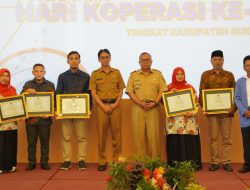 Hari Koperasi Ke 76 Tingkat , BUPATI Sukabumi” Kuatkan Kebersamaan Sesuai Azas Kekurangan Dan Gotongroyong”