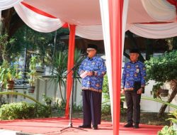 Bupati Sukabumi Pimpin Upacara Bendera Tingkat Kabupaten Sukabumi