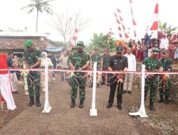 Wabup Apresiasi  TNI Bersama Masyarakat Atas Pembangunan Di Desa Jambenenggang