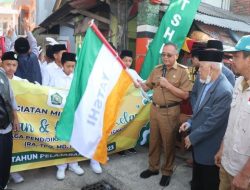 LEPAS PAWAI TAARUF MI YATSHI, WABUP BERHARAP SEMUA LULUSAN MENJADI ORANG SUKSES