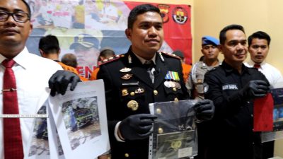 Kapolres Sukabumi Beberkan Kasus Pencurian Kendaraan Bermotor dalam Konferensi Pers