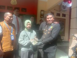 Sumringah, Tepat di HUT RI-78, Ceceng dan EN Mendapat Kado di Polres Sukabumi