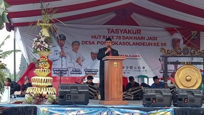 Antusias Warga Pondokasolandeuh Sambut Hari Jadi Desa Ke 59