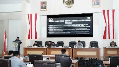 Rapat Paripurna DPRD Kab.Sukabumi Ke 26, Bahas APBD 2024 dan Penyertaan Modal 