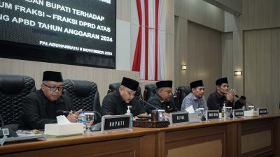DPRD Kab.Sukabumi, Gelar Sidang Paripurna ke 28,Jawaban Bupati dan Pandangan Fraksi 2024