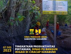Kepala Desa Gunungbatu Apresiasi Pemkab Sukabumi atas Pembangunan Irigasi Cipanarikan