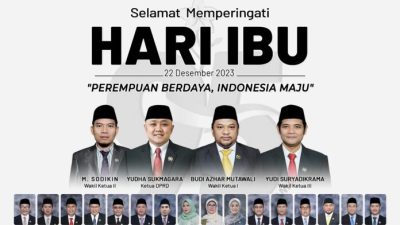 DPRD Kab.Sukabumi Mengucapkan Selamat Hari Ibu, 