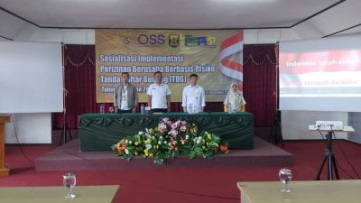 Perkuat Iklim Investasi, Dpmptsp Kab Sukabumi Sosialisasikan Implementasi Oss Rba Tanda Daftar Gudang