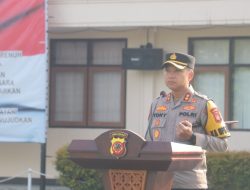 Arahan Perdana Kapolres Sukabumi Jaga Netralitas Pemilu 2024, 
