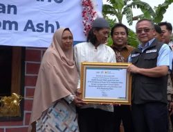 Wabup Resmikan Program Rehabilitasi RTLH Bantuan CSR PLTU Palabuhanratu