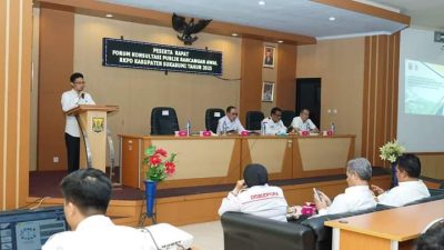 Forum Konsultasi Publik RKPD, Sekda Jelaskan Pendekatan Perencanaan Pembangunan 