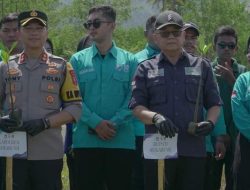 Lindungi Abrasi UNHAN Tanam 5000 Mangrove di Pantai Palangpang, Wabup” Jaga Biodeversity 