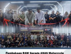 Pembukaan RAW Garage ANAS Motorcycle Apparel dan Basement Coffe & Eatery di Grand Cikareo Kota Sukabumi