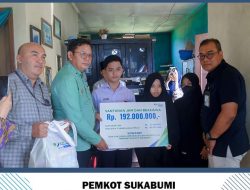 Pj. Walikota Sukabumi Fasilitasi Pemberian Santunan BPJS Ketenagakerjaan Senilai 192jt
