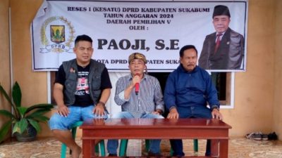 Paoji Nurjaman Siapkan Program Pembangunan di 4 Kecamatan Kabupaten Sukabumi