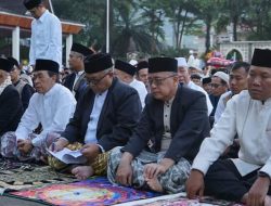 IDUL FITRI, BUPATI MARWAN SAMPAIKAN CAPAIAN WUJUDKAN VISI MISI KABUPATEN SUKABUMI