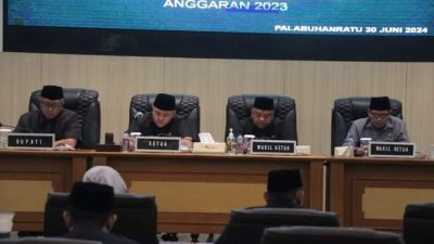 Bupati Sukabumi Hadiri Rapat Paripurna DPRD Agenda Pandangan Umum Fraksi