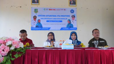 Penjabat Ketua TP-PKK Kota Sukabumi Berikan Materi Pencegahan Stunting di Kelurahan Cibeureumhilir