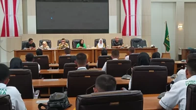 Pimpinan Sementara DPRD Kabupaten Sukabumi Sambut Baik Kunjungan Anggota Paskibraka