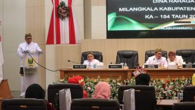 Rapat Paripurna DPRD Agenda Milangkala Kab.Sukabumi Ke 154 Tahun
