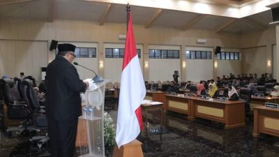 Bupati Sukabumi Sampaikan Pendapat Akhir Raperda Perubahan APBD Tahun 2024