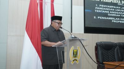 Bupati Sukabumi Sampaikan Jawaban Terhadap Pandangan Umum Fraksi DPRD