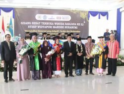 WISUDA STISIP WIDYAPURI, SEKDA ” INGAT KUALIFIKASI, KOMPETENSI, PERILAKU DAN DOA ORANGTUA”
