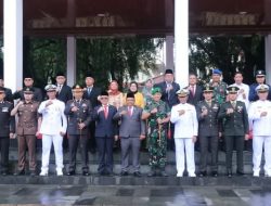 Dihadiri Ketua DPRD, Wapup Pimpin Upacara Peringatan HBN Ke 76 Tingkat Kab.Sukabumi