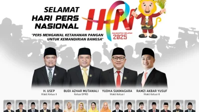 *Segenap Pimpinan dan Anggota DPRD Kab. Sukabumi, Mengucapkan Selamat Hari Pers Nasional, 09 Februari  2025