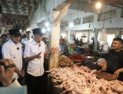 Wali Kota dan Wakil Wali Kota Sukabumi Pantau Harga serta Ketersediaan Sembako Jelang Idulfitri 1446 H