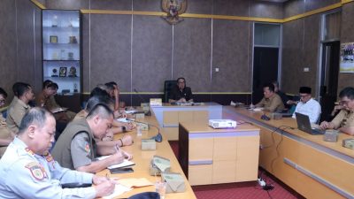 Sekda Bersama Perangkat Daerah Bajas Persiapan Akhir Acara Pisah Sambut Bupati-Wakil Bupati Sukabumi