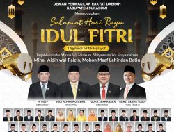 DPRD Kab.Sukabumi Mengucapkan  Selamat Hari Raya Idul Fitri 1 Syawal 1446 H. Minal Aidin Wal’faidzin Mohon Maaf Lahir dan Batin