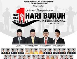 DPRD Kab.Sukabumi mengucapkan Selamat Buruh Internasional.