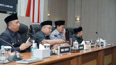 DPRD Kab.Sukabumi Gelar Rapat Paripurna Ke-18 Sidang TA.2025 Penyampaian Padangan Fraksi-fraksi